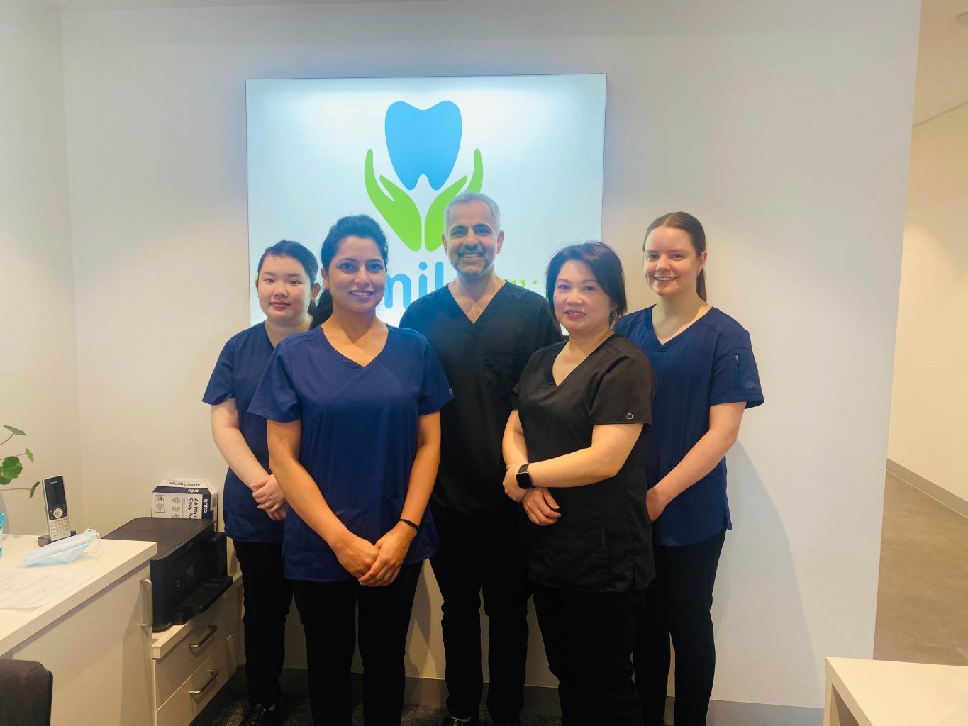 The smile clinic team